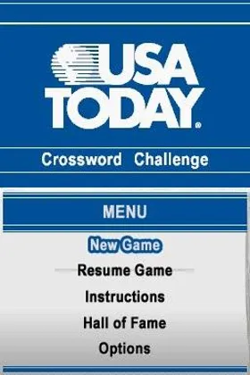 USA Today Puzzle Craze (USA) screen shot title